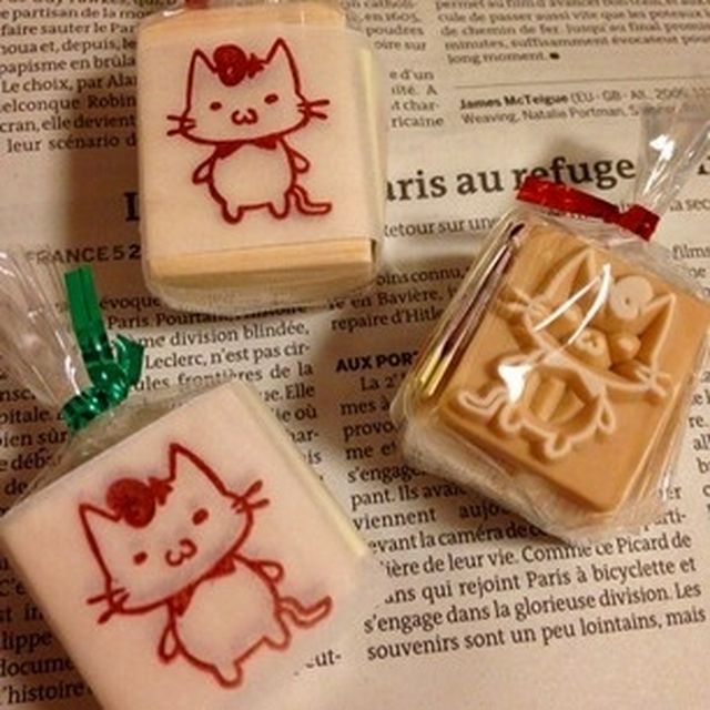 みやびーぬ/みやびらんど/消しゴムはんこ